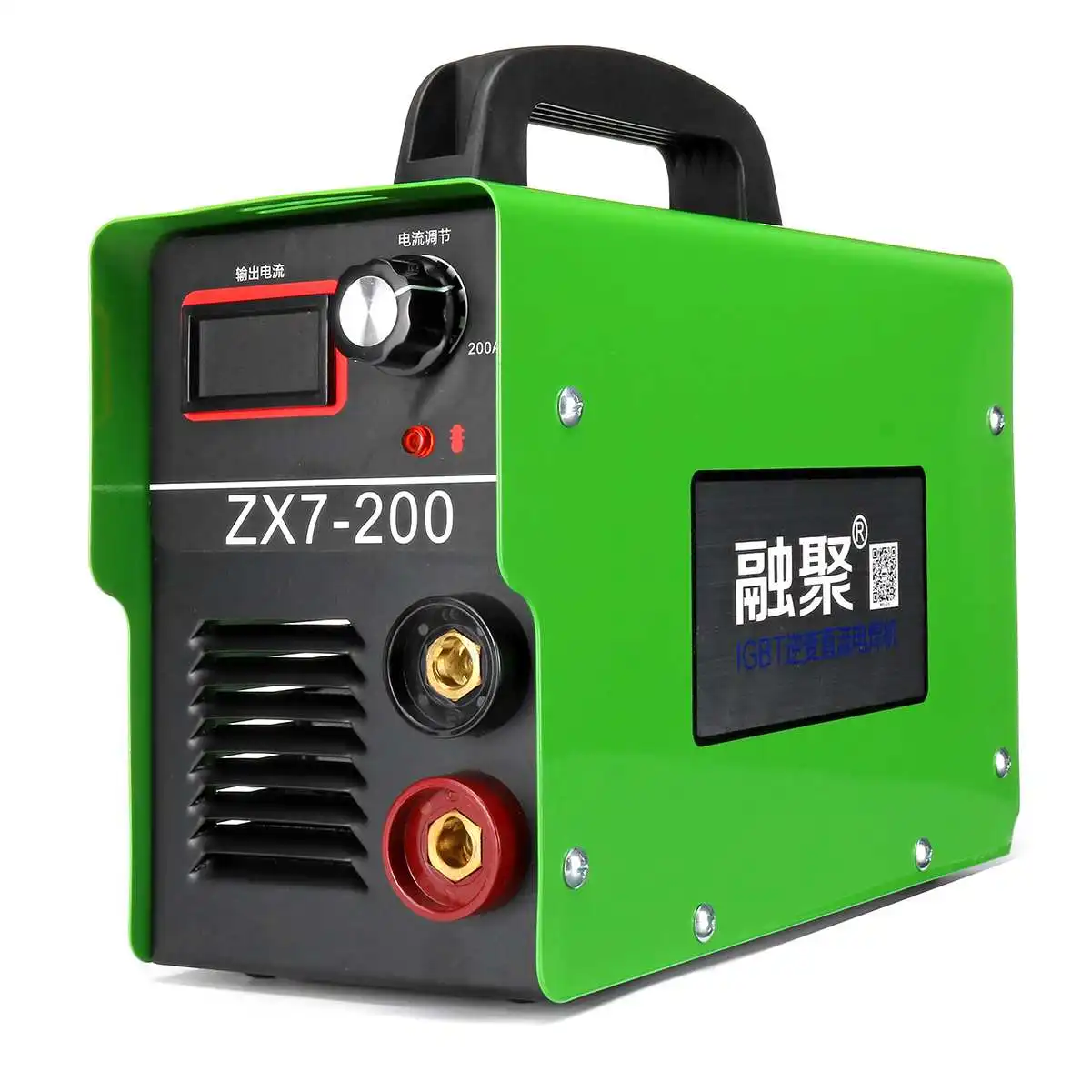 

220V 20A-200A Handheld Portable MINI IGBT ARC Welding Machine Semi-Automatic Inverter 4000W LCD Soldering Welder Tool