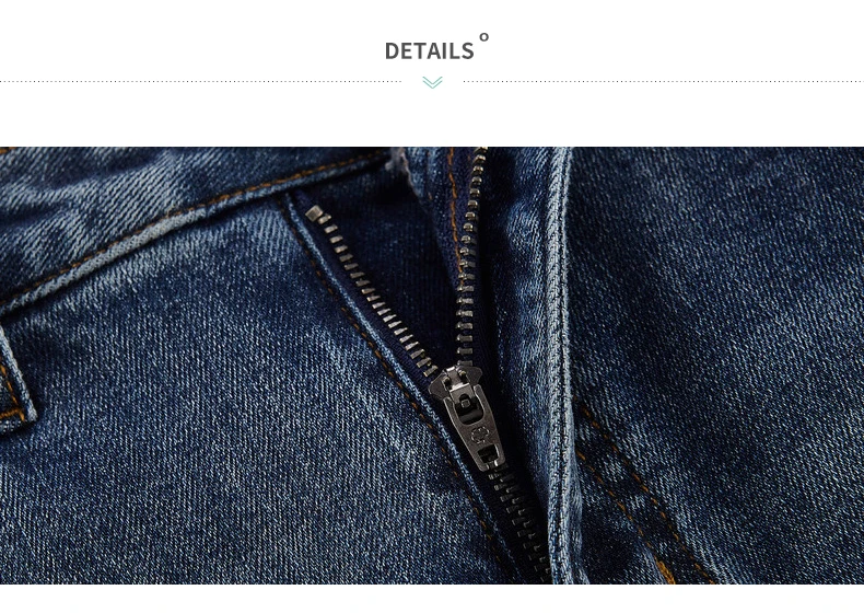 INMAN 2020 Autumn Winter New Arrival Jeans Loose Classic Simple Washed Mid-waist Raw-edged Cuffs Denim Cropped Pants