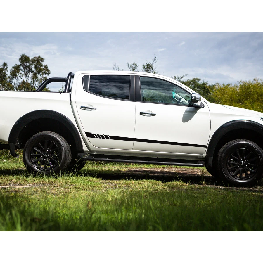 2 шт. виниловые наклейки для mitsubishi l200 triton 2015 2016 2017 2018 2019|Наклейки на автомобиль| |