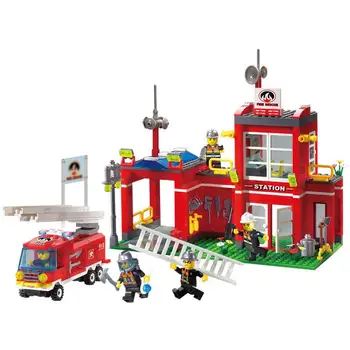 

Insert Building Block Series Branch Office 910 Model 6 Year -12 Children Alpinia Oxyphylla Toys Fire Control