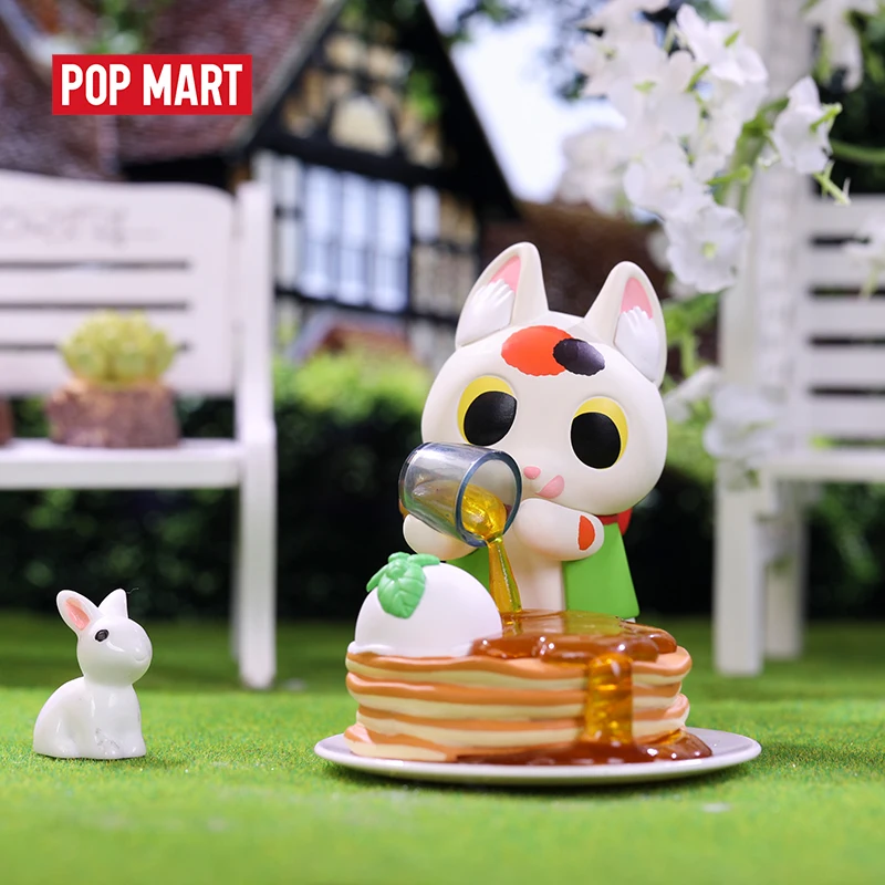 POP MART Konatsu Ling Can Cat Candy series фигурки животных героев подарок на день рождения Детская