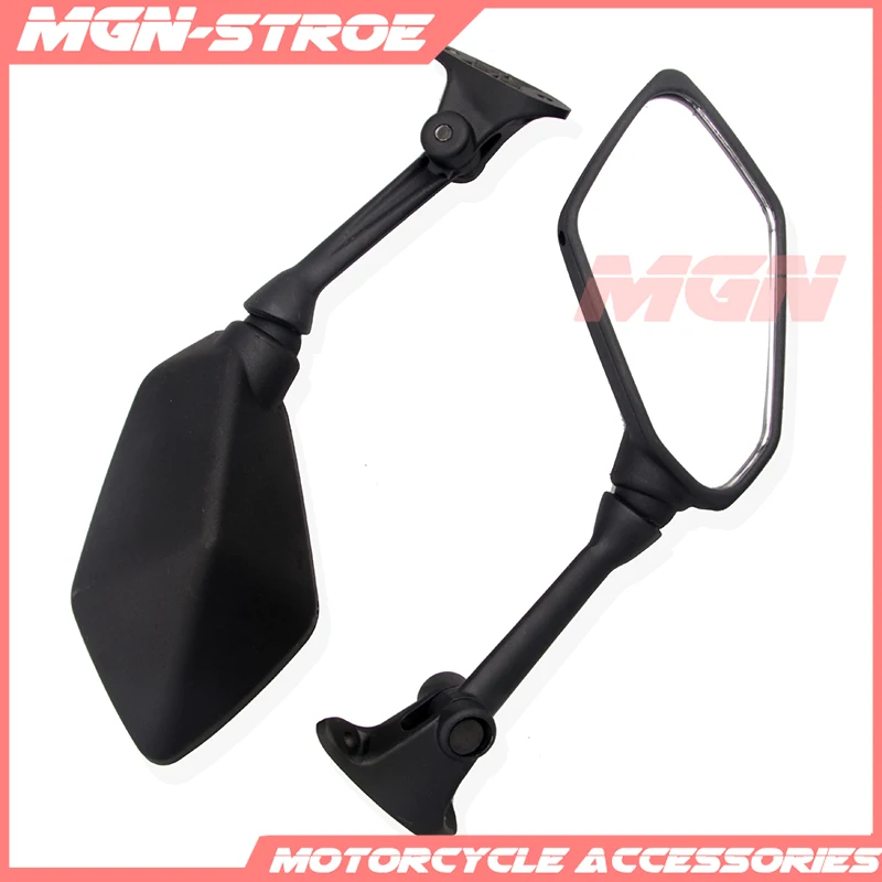 Черные боковые зеркала заднего вида для kawasaki ZX6R ZX 6R 636 ZX600R 2009 2010 2011 09 10 11 12|Боковые и