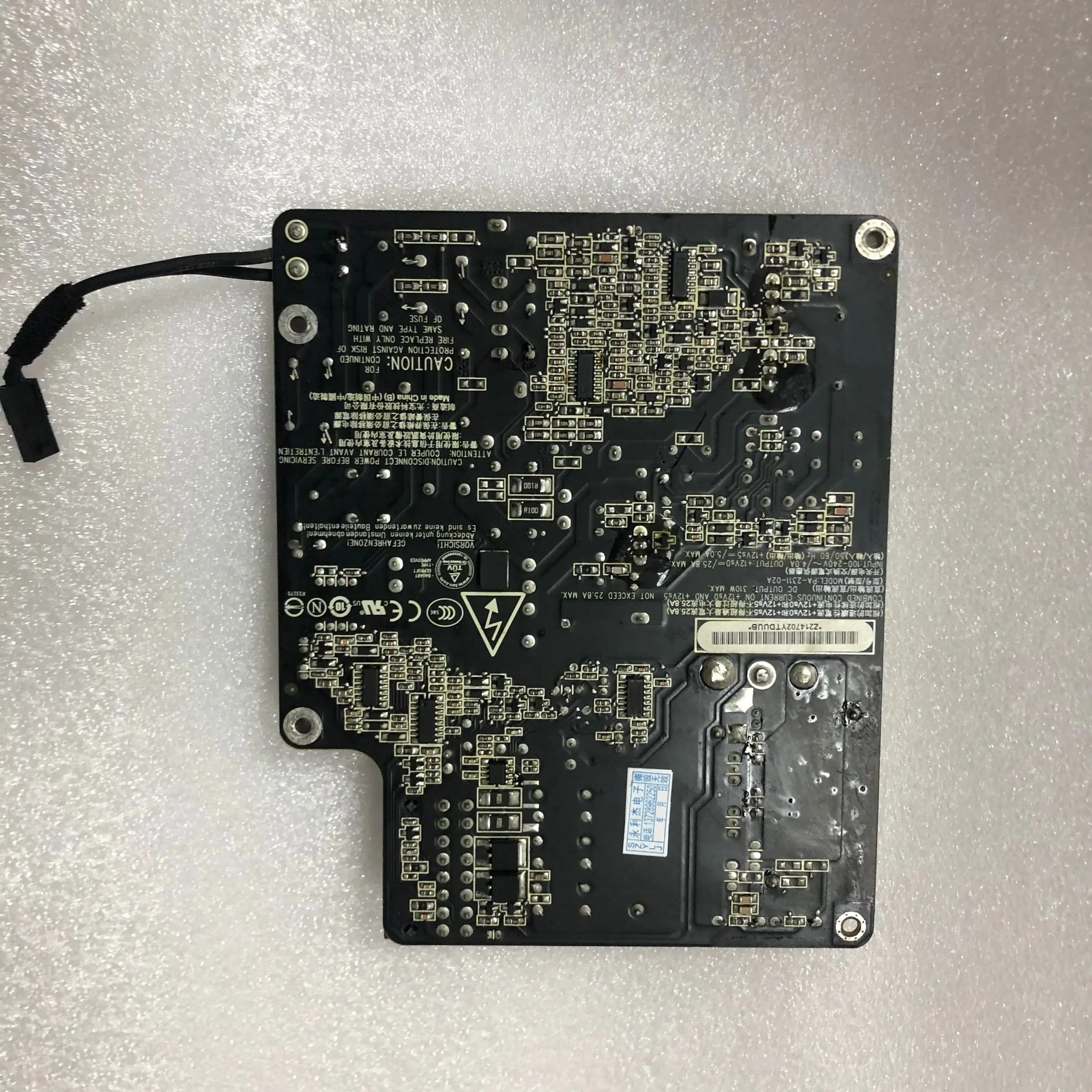 Оригинальная 100% тестовая Работа Для IMAC 27 дюймов A1312 PA 2311 02A 310 источник