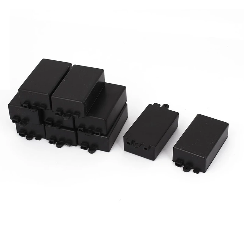 

10PCS Waterproof Sealed Electric Junction Box Black 65mm x 38mm x 22mm