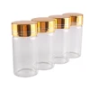 5pcs 25ml 30*60mm Glass bottles with Golden Caps Spice Jars Perfume Bottles Potion bottles Glass vessels for Art Craft 4
