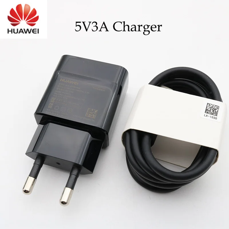 Зарядное устройство Huawei 5V3A EU US QC 2 0 быстрая зарядка адаптер USB двойной кабель Type c