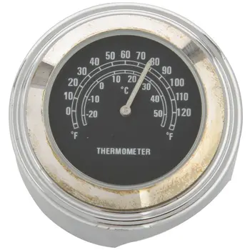 

Waterproof 7/8" Motorcycle Bike Handle Mount Temperature Thermometer for YAMAHA (Black)