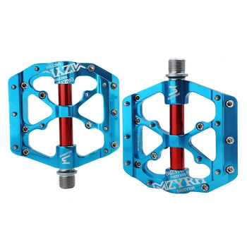 

Mountain Bike Platform Flat Pedals MTB Cycle CNC Hollow Anti-slip Locking Spikes