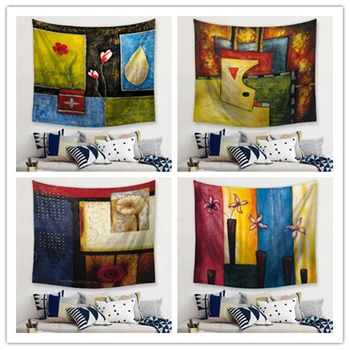 

Geometric Decorative Tapestries Hanging Wall Tapestries Mandala Bohemian Tapestry Landscape Wallpaper Wall Art Shawl Throw