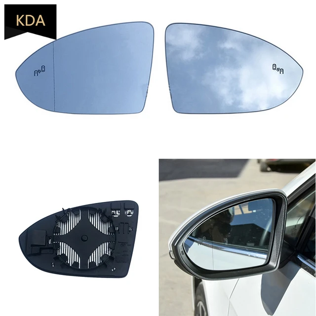 Für VW Golf 7 Mk7 Mk 7,5 2012 - 2021 Links Rechts Hand Tür Seite Flügel Spiegel  Glas Konvexen Hinten ansicht Rück Kleber Klebstoff Ersetzen - AliExpress