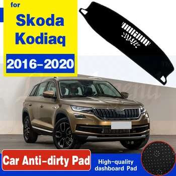 

For Skoda Kodiaq 2016 2017 2018 2019 2020 Anti-Slip Mat Dashboard Cover Pad Sunshade Dashmat Protect Carpet Anti-UV Accessories