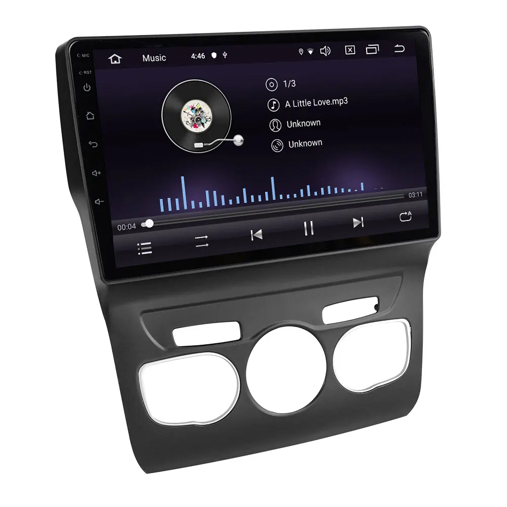 EKIY 10,1 'ips Android 9,0 автомобильный радио мультимедиа авто для Citroen C4 2013 Стерео gps навигация видео MP5 плеер