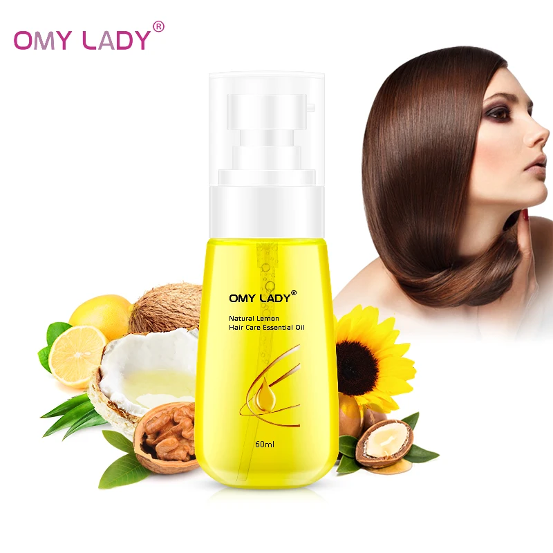 OMY LADY 60ML Natural Hair Essential Oil Deep Nourish Hairlines Repair Damaged Hair For Split Ends Long Hair Treatment Serum OMY LADY 60ML Natural Hair Essential Oil Deep Nourish Hairlines Repair Damaged Hair For Split Ends Long Hair Treatment Serum