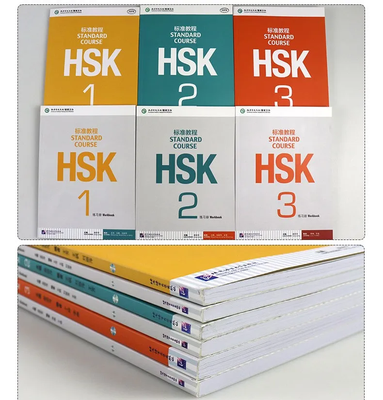 3 hsk123 conjunto-3 livros didáticos + 3