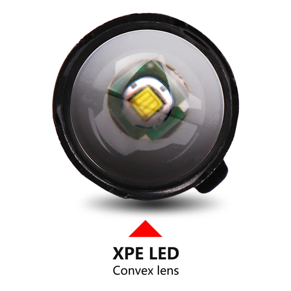 Мощный перезаряжаемый светодиодный фонарик XPE + COB фонарь для фотосъемки с