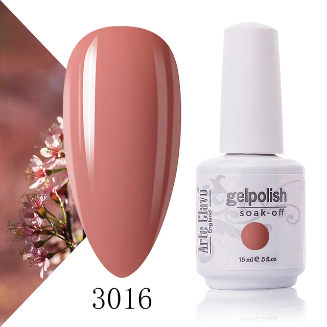 Arte Clavo 131 Colors Gel Polish Nail Gel Varnish Paint Semi Permanent Nails Art Gel Nail Polish For Manicure Top Coat Base Coat 3016