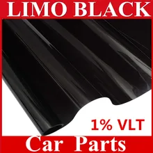 Audew 1% VLT Универсальная автомобильная оконная пленка самоклеящаяся Солнечная защита УФ отторжение конфиденциальность черное оконное тонированное стекло наклейка