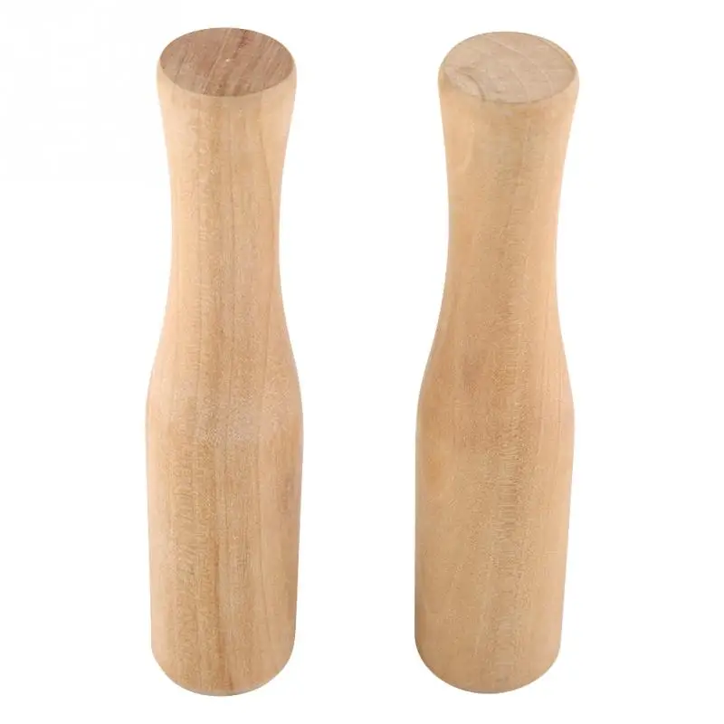Professional Wooden Pestle Food Muddle Grinding Rod for Custard Purees Drinks and Cocktails Bar Tool Wooden Pestle