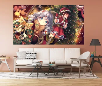 

[Self-Adhesive] 3D Cute Anime Girl 496 Japan Anime Wall Stickers Mural Decal Wall Murals AJ WALLPAPER Belly