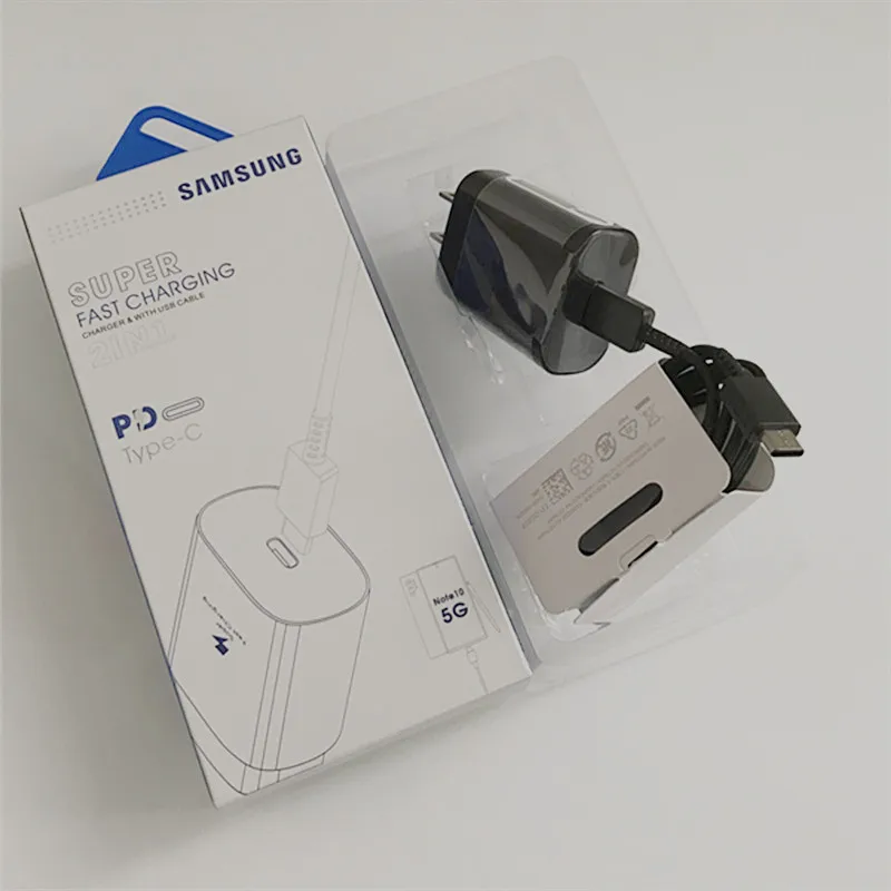 Samsung Note 10 Plus 25 Вт USB PD быстрое зарядное устройство US супер Зарядка адаптер 3A PD type-C кабель для Galaxy Note 10 S10 S9 Plus A90 A80