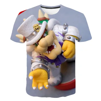 

Luxurious boys and girls T-shirt hip hop summer short sleeve 3D cartoon printed sonic T-shirt boys street clothes