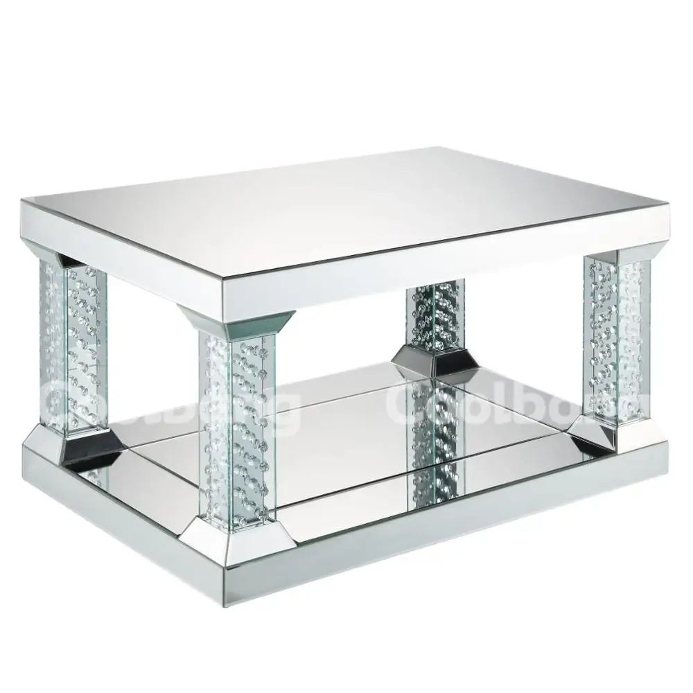 Get the Home Mirrored Furniture Look with Freezy World's Crystal Coffee