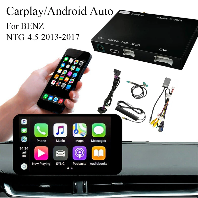 Автомобильный беспроводной Carplay Android с автоинтерфейсом поддержка шрифтов и