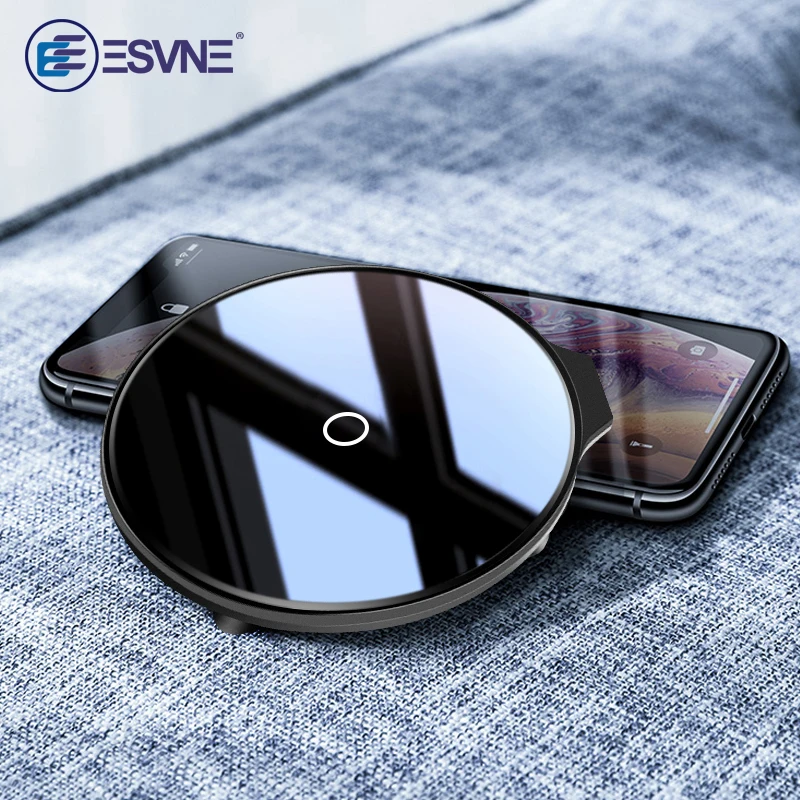 

ESVNE 5W Qi Wireless Charger For iphone 8 Xr Xs Max Fast Wireless Charger For Huawei Xiaomi Mobile Phone Charger For Samsung S10