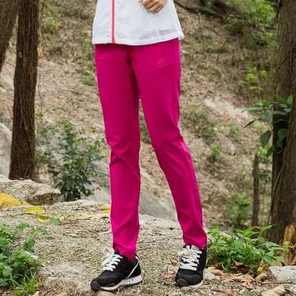 Tectop мужские и женские быстросохнущие эластичные брюки для улицы - Цвет: Women Rose