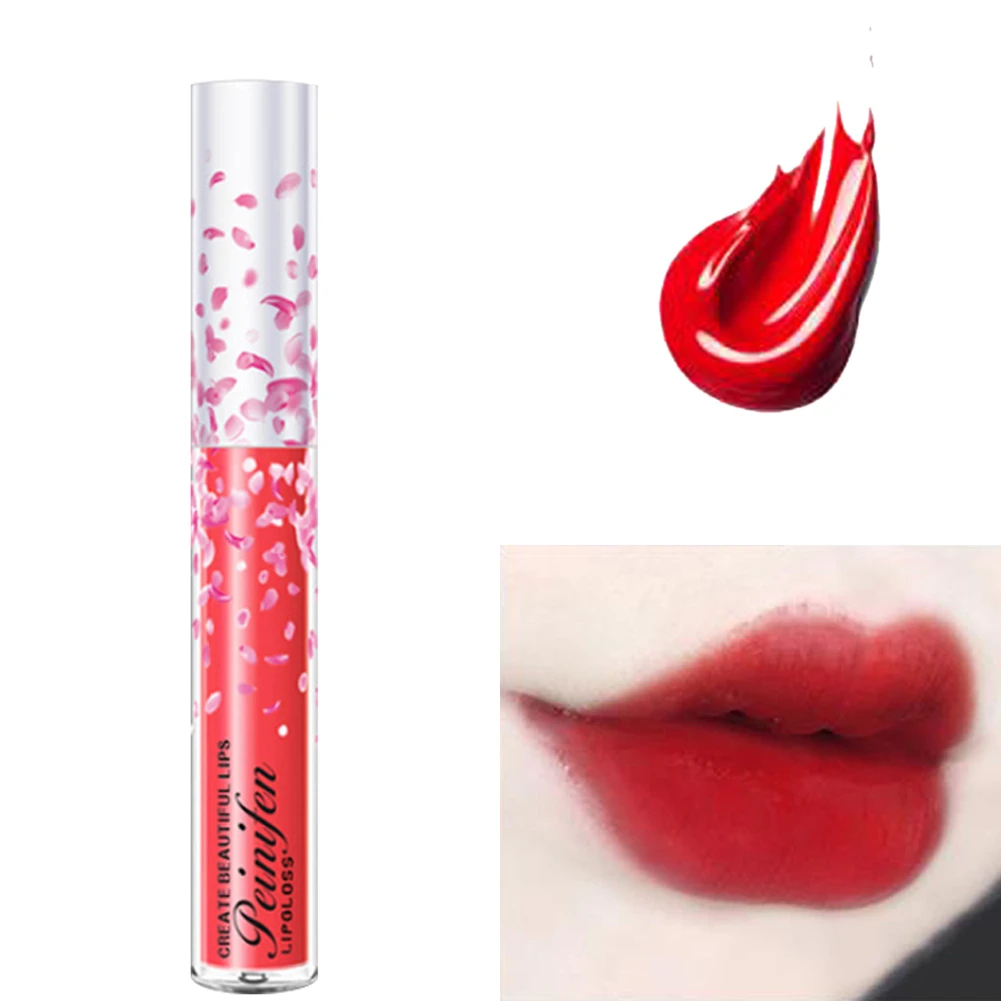 Натуральный блеск для губ Профессиональный стойкий гладкий глянцевый Жидкий