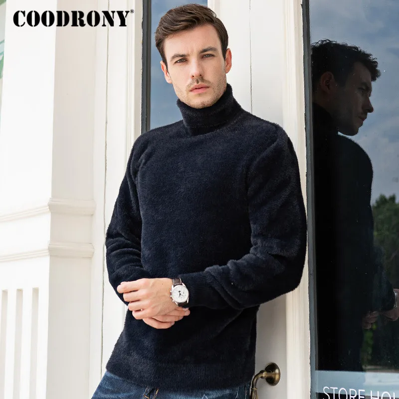 ^*Best Offers COODRONY Brand Fleece Knitwear Turtleneck Men Fashion Casual Pull Homme Autumn Winter Thick Warm Sweater Men Jersey Hombre C1027 ^*Best Offers COODRONY Brand Fleece Knitwear Turtleneck Men Fashion Casual Pull Homme Autumn Winter Thick Warm Sweater Men Jersey Hombre C1027