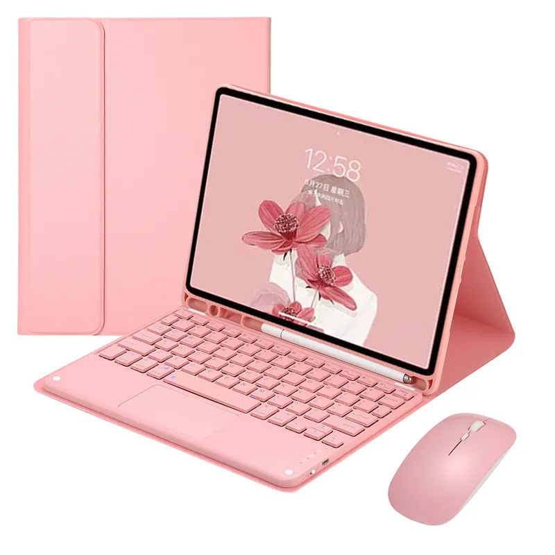 

Spanish For Samsung Galaxy Tab S6 Lite 10.4 Korean Arabic Keyboard Case Funda For Tab S6 Lite P610 P615 Cover Russian Keyboard