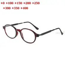MINCL/Blue Light Blocking модные очки для чтения Ретро овальная оправа Анти-усталость унисекс оправы очков(черный, 100) NX