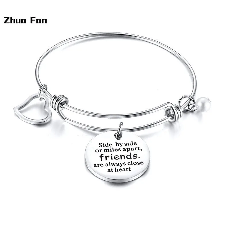Новинка 2020 вдохновляющие браслеты из проволоки с возможностью увеличения для