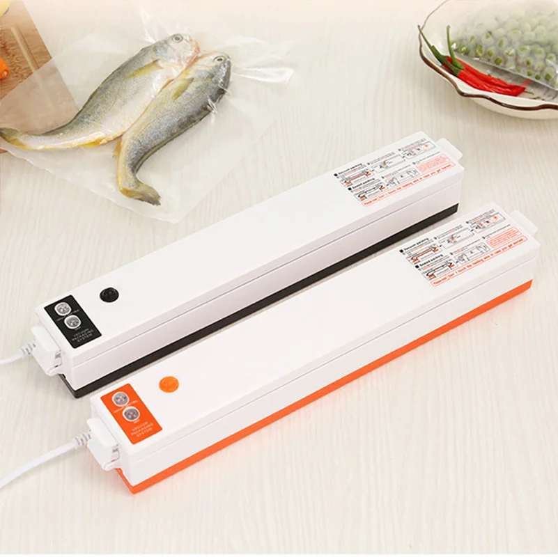 220V-250V/110V Vacuum Sealer Packaging Machine Kitchen Household Food Storage Fresh Keeping Film Sealer Vacuum Sealing Packer