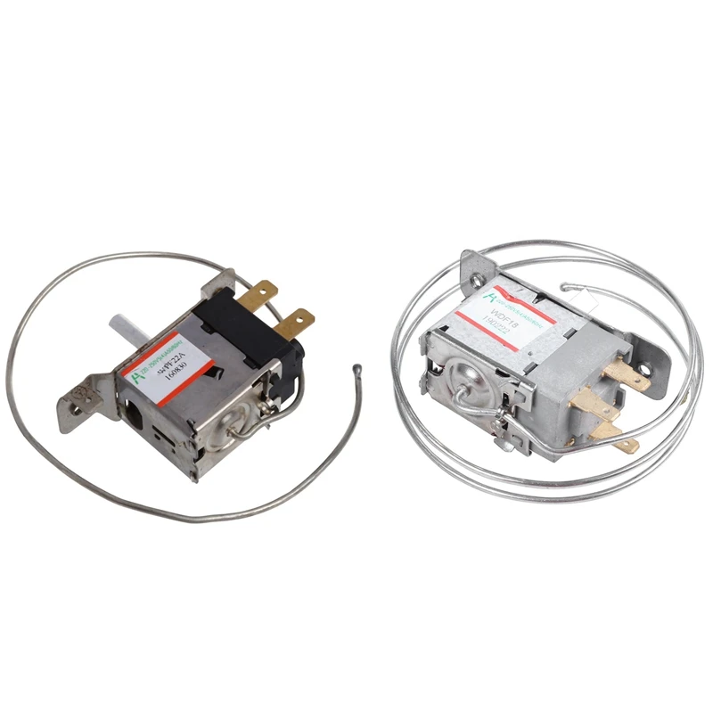 WPF22A 2Pin Refrigerator Refrigeration Thermostat W 30cm Metal Cord &amp AC 220V-250V Volt 5(4)A 3-Pin 5.8mm Dia Shaft | Инструменты