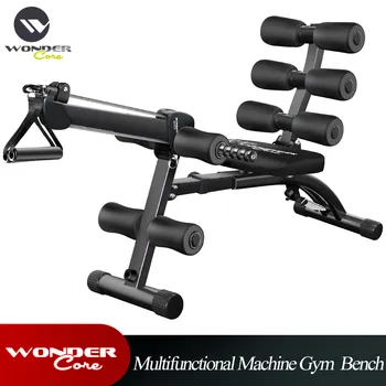 

Multi-functional Machine Gym Bench equipment for home Wonder Core Foldable Sit-up Bench Dumbbell&Rowing Abdominal Fitness