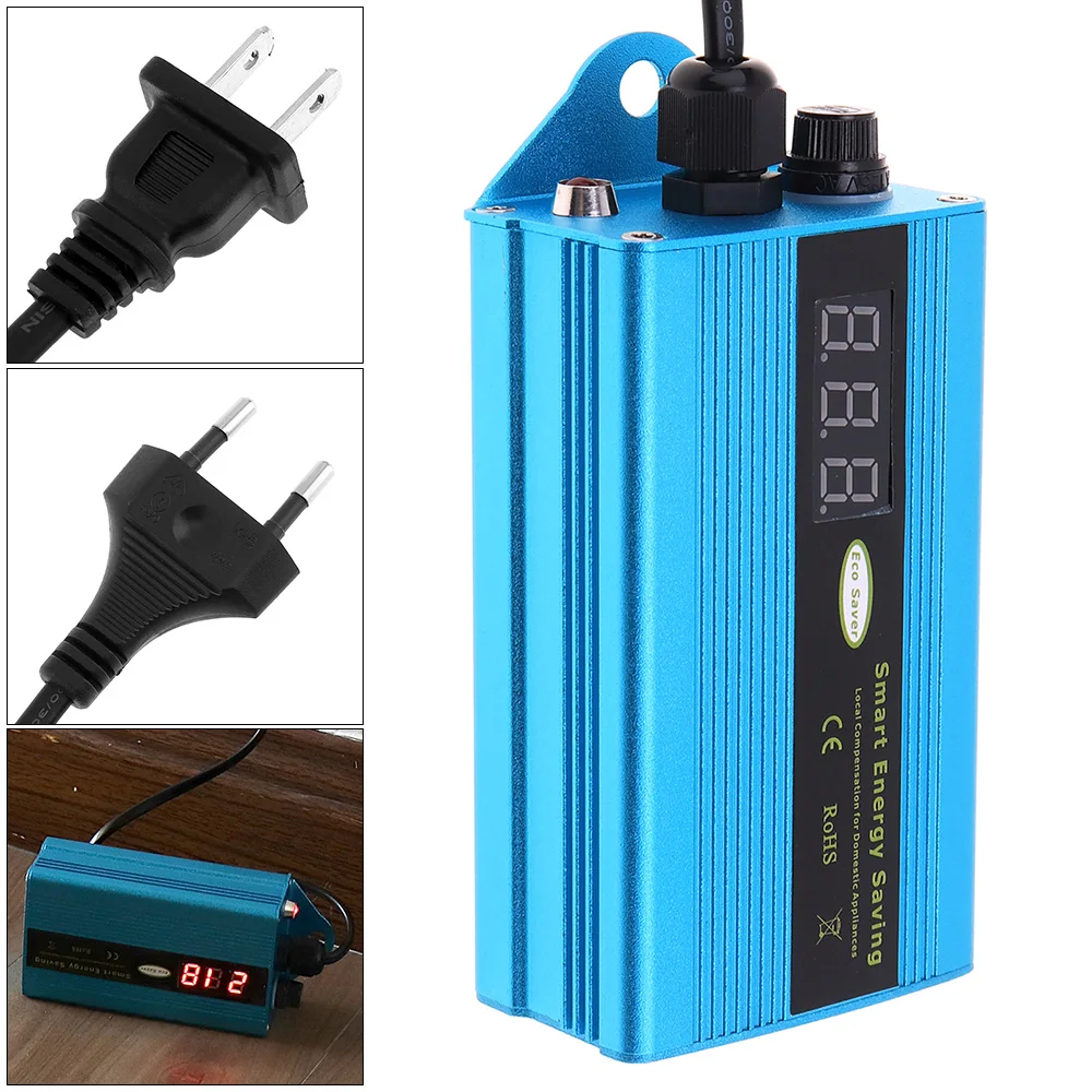 

50KW Smart Electricity Saving Box Power Energy Saver LED Indicator Light Energy Saving Device Electricity Bill Killer Up to 35%