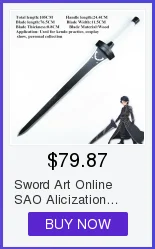 Аниме Final Fantasy меч sephiroth косплей реквизит деревянный самурайский меч катана Рождественский декоративный косплей реквизит