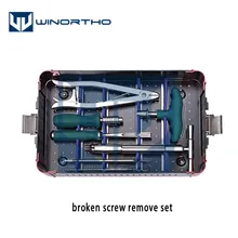 Сломанный винт удалить сер ортопедические инструменты медицинские