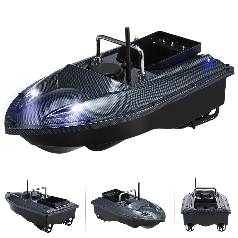 Fishing Tool Smart RC Bait Boat Dual Motor Fish Finder Ship Boat Remote  Control 500M Fishing Boats Speedboat with bag