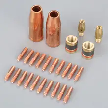 26 шт. MIG сварочный пистолет аксессуар. 04" комплект подходит для Миллер M25 M40 Хобарт H пистолет