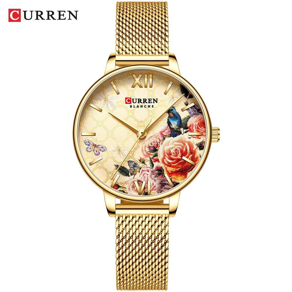 

Cool Fashion New Style Trend wang dai biao Waterproof Quartz Ladies' Watch Fashion Foreign Trade WOMEN'S Watch Watch