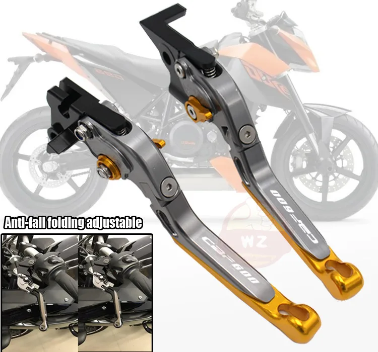 Регулируемые складные выдвижные рычаги тормозной муфты CNC для Honda CBF 600 SA 2006 2007 2005