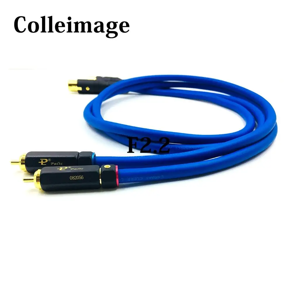 Colleimage Hifi 2RCA штекер 2XLR аудио кабель Hi-end двойной XLR мама к RCA мужской провод |