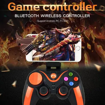 

EastVita T3 PROBluetooth Wireless Gamepad Support Official App Controller Joystick for PS3 iPhone Android PC TV Box r30