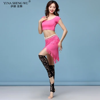

Belly Dance Spring New Practice Suit Sexy Oriental Dance Beginner Dance Suit Female Adult Belly Dance CLothes M, L, XL 6 Color