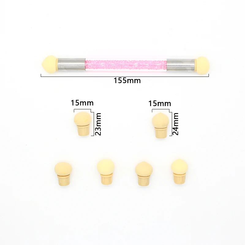 Brushes for manicure Nail Art Tool Carving Pen Acrylic UV Gel nails Extension Liner Grids Flower DIY Design Drawing Liner Brush 6