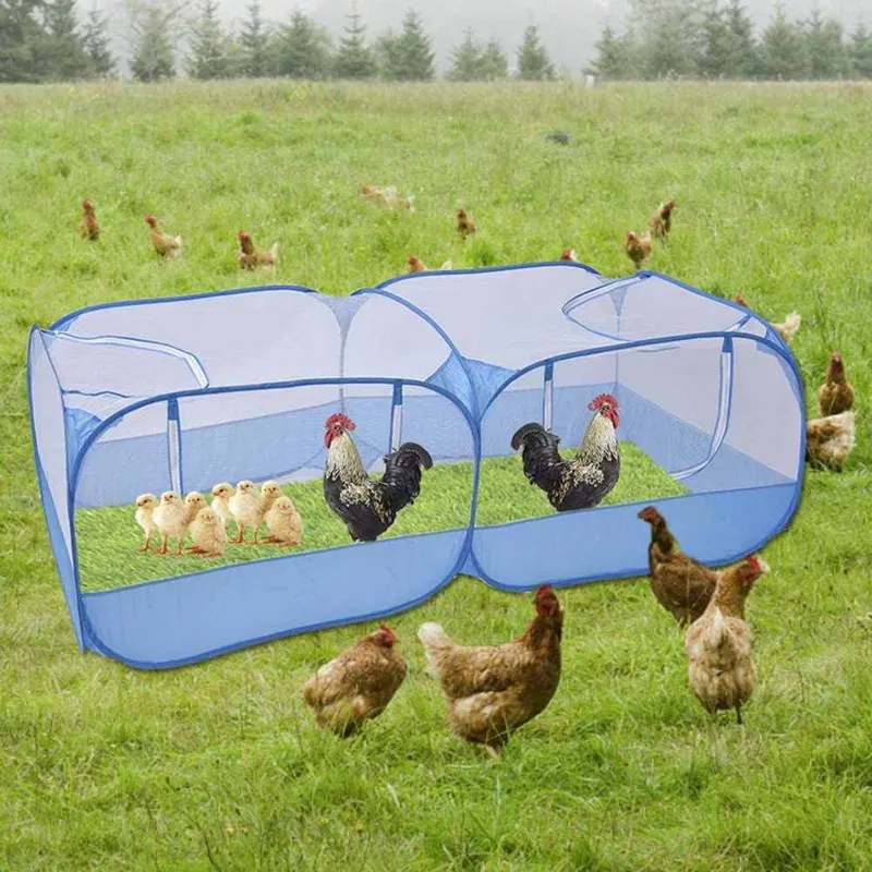 

Portable Outdoor Collapsible Pet Tent Chicken Cage Game Fence Simple Operation Octagonal Fence