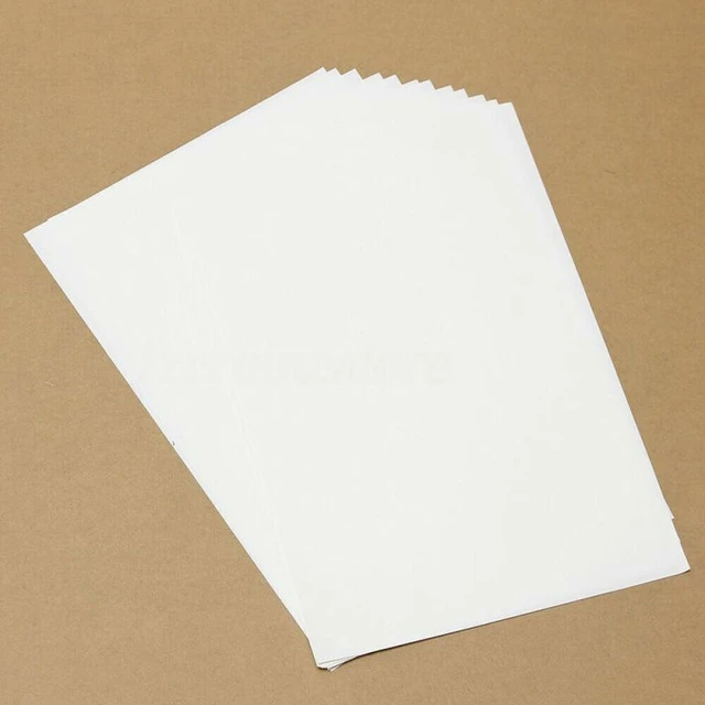 10PCS T Shirt A4 Transfer Paper Iron On Heat Press Shirts Inkjet